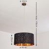 Nivel Lampa Wisząca nikiel matowy, 1-punktowy