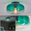 Boza plafon lampa sufitowa ze szklanym zielonym kloszem gradient ø 28 cm