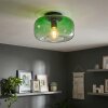 Boza plafon szklany zielony gradient, lampa sufitowa z kloszem Ø 28 cm
