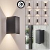LED zewnętrzny kinkiet up & down Hoods, ruchome klapki, 4000 Kelvin neutralna biała, IP44