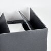LED zewnętrzny kinkiet up & down Hoods, ruchome klapki, 4000 Kelvin neutralna biała, IP44