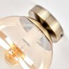 Retro lampa sufitowa Gastor z kulistym kloszem, ø 20 cm i E27