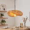 Bauro lampa wisząca nad stół z wypukłym kloszem, podłużna, długość 50 cm