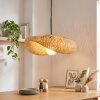 Bauro lampa wisząca nad stół z wypukłym kloszem, podłużna, długość 50 cm