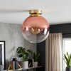 Gastor plafon sufitowy, kulista lampa sufitowa E27 Ø 25 cm, nowoczesna retro