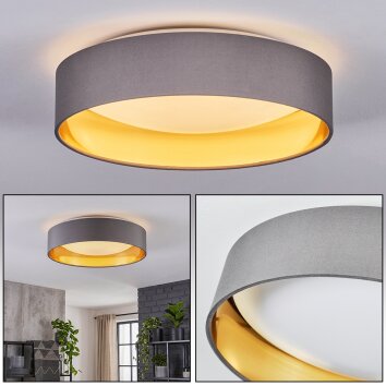 Plafon LED Kavon lampa sufitowa okrągła Ø 32 cm, nowoczesna do salonu