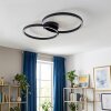 Narok lampa sufitowa LED z pilotem, okrągłe pierścienie świetlne CCT