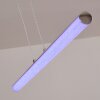 Flaut Lampa Wisząca LED Chrom, 1-punktowy, Zdalne sterowanie, Zmieniacz kolorów