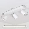 LED Lemak spot sufitowy 3-punktowy GU10, regulowana lampa sufitowa