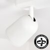 LED Lemak spot sufitowy 3-punktowy GU10, regulowana lampa sufitowa