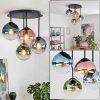 Gastor lampa sufitowa 4-punktowa z kulistymi szklanymi kloszami E14 retro