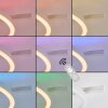 Narok plafon LED z pilotem, okrągły pierścień świetlny 2700-6500 Kelvin