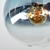 Gastor plafoniera z kolorowymi szklanymi kloszami, lampa sufitowa 4-punktowa