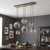 Koyoto lampa wisząca nad stół, 6-punktowa do jadalni, E27, retro