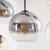Koyoto lampa wisząca nad stół, 6-punktowa do jadalni, E27, retro