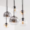 Koyoto lampa wisząca nad stół, 6-punktowa do jadalni, E27, retro
