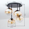Gastor lampa sufitowa 4-punktowa E14 z kulistymi kloszami w stylu retro