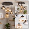 Lampa sufitowa Chehalis z kulistymi kloszami, 4-punktowa do salonu