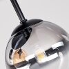 Lampa sufitowa Chehalis z kulistymi kloszami, 4-punktowa do salonu