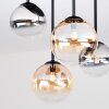 Lampa sufitowa Chehalis z kulistymi kloszami, 4-punktowa do salonu