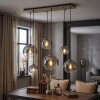 Koyoto lampa wisząca do jadalni nad stół, 6-punktowa z kulistymi kloszami