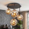 Chehalis lampa sufitowa 4-punktowa G9 z kulistymi kloszami, retro vintage