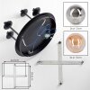 Chehalis lampa sufitowa z kulistymi kloszami, 4-punktowa G9, ø 38 cm