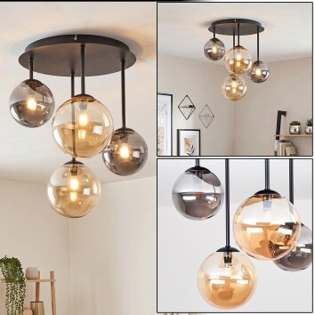 Chehalis lampa sufitowa z kulistymi kloszami, 4-punktowa G9, ø 38 cm
