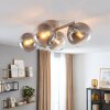 Gastor lampa sufitowa 4-punktowa E14, plafon retro z kulistymi kloszami