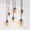 Koyoto lampa wisząca 6-punktowa z kulistymi kloszami do jadalni i salonu