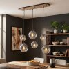 Koyoto lampa wisząca nad stół 6-punktowa, kuliste klosze E27 do jadalni