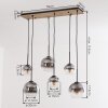 Koyoto lampa wisząca nad stół 6-punktowa, kuliste klosze E27 do jadalni