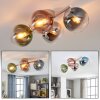 Koyoto lampa sufitowa, plafon sufitowy z kulistymi kloszami, 4-punktowy E14
