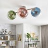 Koyoto lampa sufitowa, plafon sufitowy z kulistymi kloszami, 4-punktowy E14