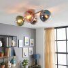 Koyoto lampa sufitowa, plafon sufitowy z kulistymi kloszami, 4-punktowy E14