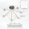 Gastor nowoczesna lampa sufitowa 7-punktowa z kulistymi kloszami ø 82 cm E14