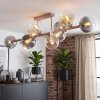 Gastor listwowa lampa sufitowa 10-punktowa, żyrandol retro do salonu
