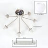 Koyoto lampa sufitowa kulista 7-punktowa E14, ø 82 cm, do salonu i jadalni