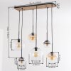 Koyoto lampa wisząca nad stół, 6-punktowa E27 z kulistymi kloszami