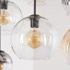 Koyoto lampa wisząca nad stół, 6-punktowa E27 z kulistymi kloszami