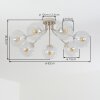 Koyoto 7-punktowa lampa sufitowa kulista E14, Ø 82 cm, retro boho