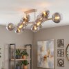 Koyoto lampa sufitowa 10-punktowa E14 z kulistymi kloszami do salonu i jadalni