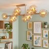 Koyoto lampa sufitowa z kulami, plafon 10-punktowy E14 retro do salonu i jadalni