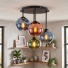 Koyoto lampa sufitowa z kulistymi kloszami, 4-punktowa E14 retro do salonu