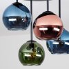 Koyoto lampa sufitowa z kulistymi kloszami, 4-punktowa E14 retro do salonu
