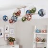 Koyoto lampa sufitowa 10-punktowa E14, lampa do salonu z kulistymi kloszami