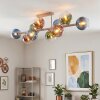Koyoto lampa sufitowa 10-punktowa E14, lampa do salonu z kulistymi kloszami