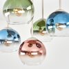 Koyoto nowoczesna lampa sufitowa 5-punktowa z kulistymi kloszami E14 retro