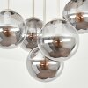 Gastor lampa sufitowa 5-punktowa z kulistymi kloszami do salonu i jadalni, Ø 45 cm