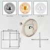 Gastor lampa sufitowa kulista 5-punktowa Ø 45 cm, E14, styl retro